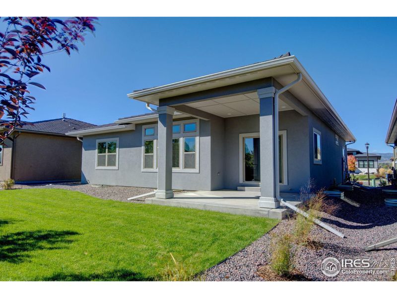 Exterior details and patio area of a home in , Loveland (Image 2).
