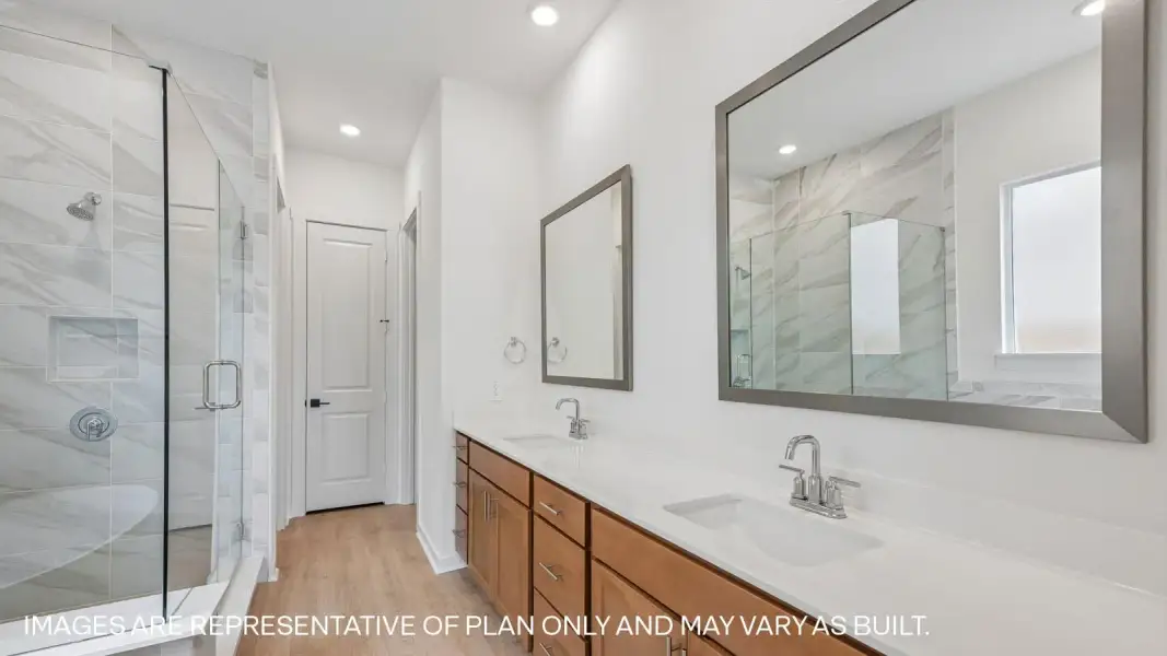 Furnished interior view inside a new home in The Enclave at Bar W Ranch, Leander (Image 10).