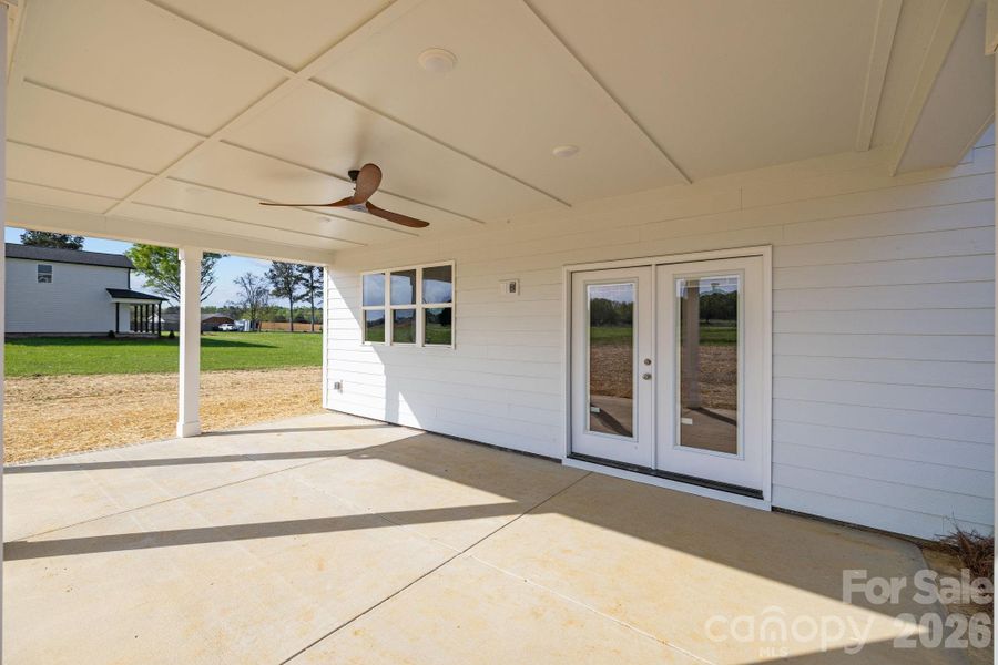 Exterior details and patio area of a home in , Monroe (Image 29).