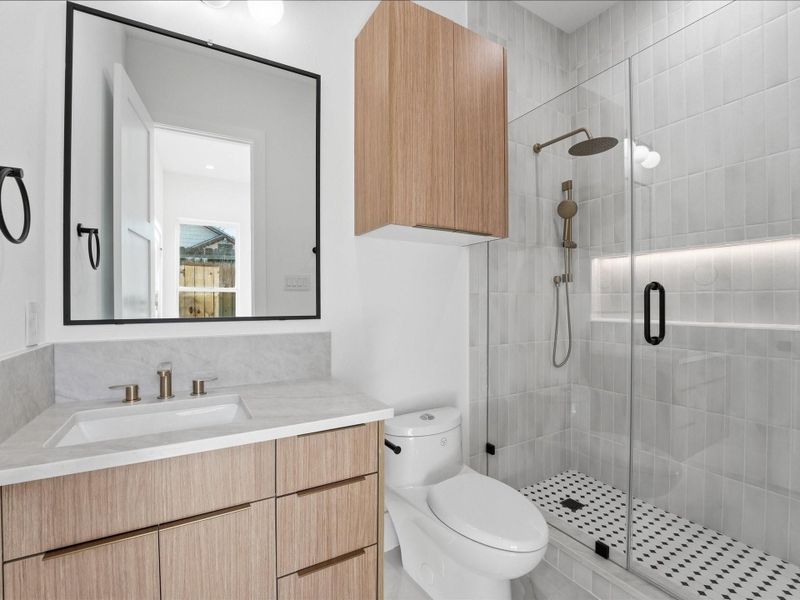 Furnished interior view inside a new home in , Houston (Image 11).