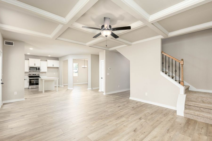 Spacious, unfurnished interior of a new home in Woodland Farms, Dickson (Image 22). Spacious, unfurnished interior of a new home in Woodland Farms, Dickson (Image 22).