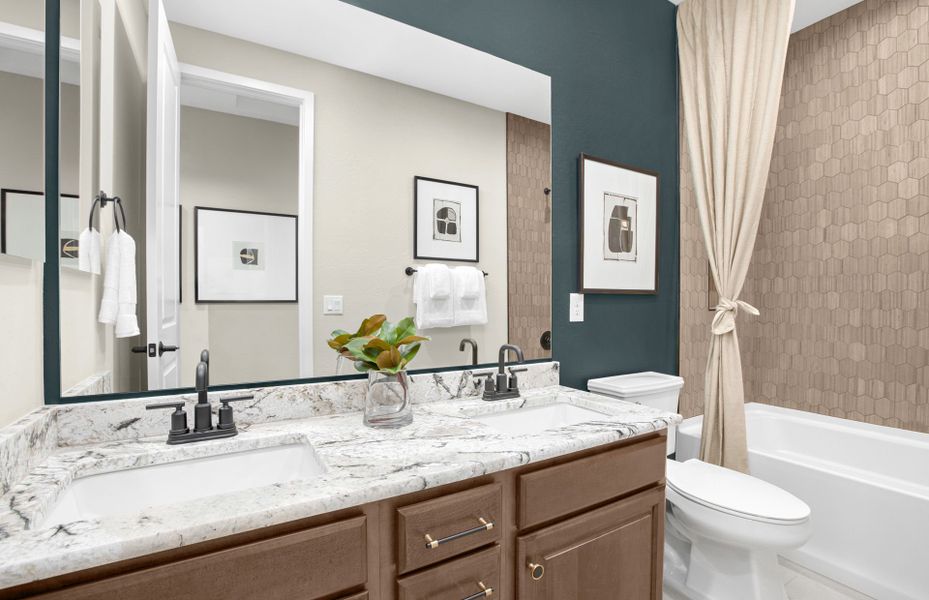Representative furnished interior of a home built from the Farmington by Pulte Homes in Upper Canyon, Phoenix (Image 5). Representative furnished interior of a home built from the Farmington by Pulte Homes in Upper Canyon, Phoenix (Image 5).