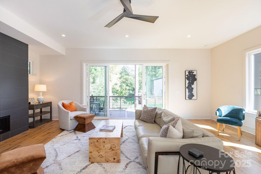 Furnished interior view inside a new home in , Charlotte (Image 17).