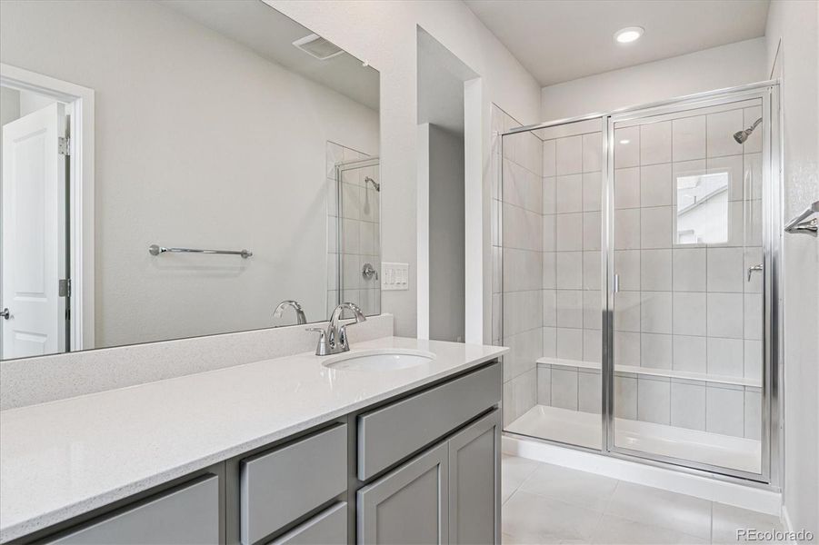 Furnished interior view inside a new home in Paired Homes at Alder Creek, Parker (Image 6).