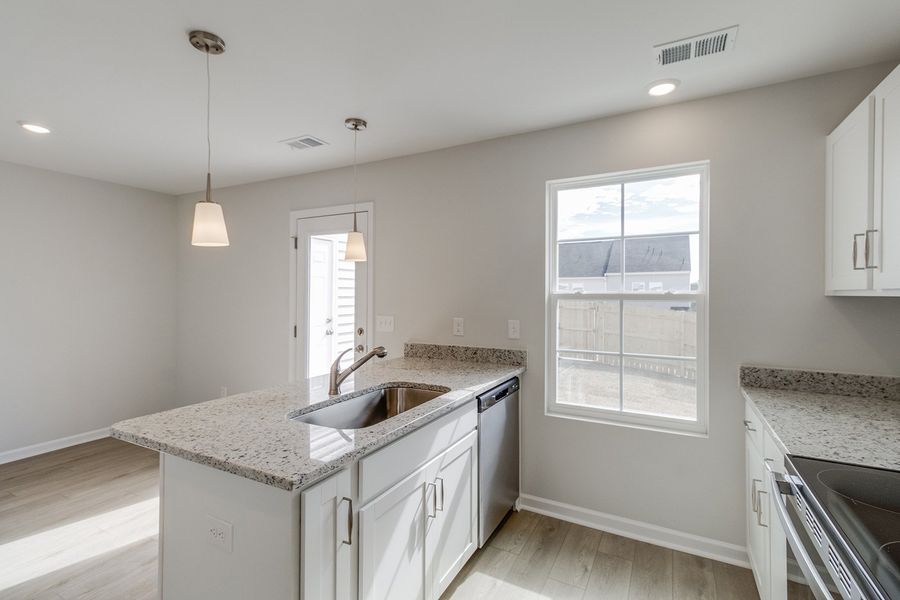 Furnished interior view inside a new home in Astoria, Columbia (Image 10).