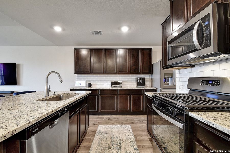 Furnished interior view inside a new home in Langdon, San Antonio (Image 28).