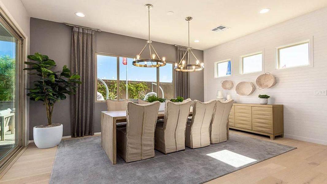 Representative furnished interior of a home built from the 50R3 by Taylor Morrison in Ravenna at Rancho Mercado, Surprise (Image 9).