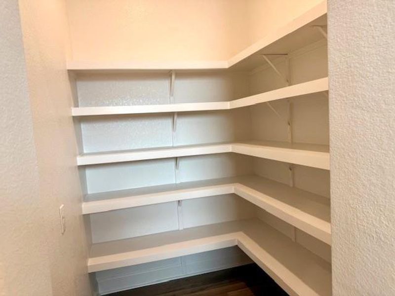 EXAMPLE PHOTO:  Big walk-in pantry off Kitchen!