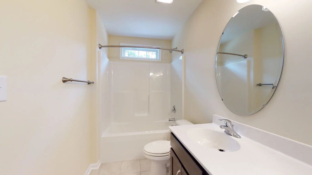 Representative furnished interior of a home built from the Fairfax A by JC Jackson Homes,LLC in Heritage Pointe, Newport (Image 6).