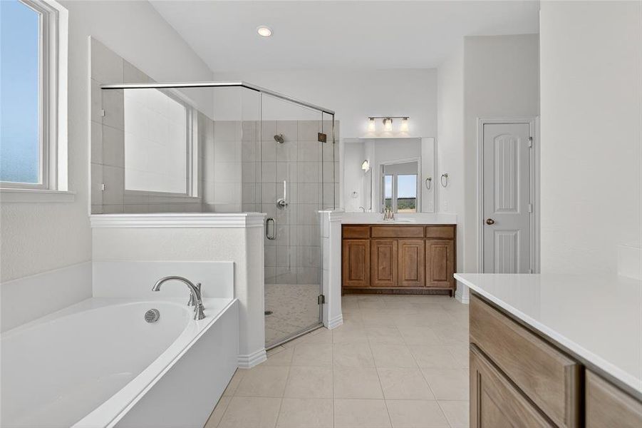 Furnished interior view inside a new home in Nash Estates, Tom Bean (Image 7).
