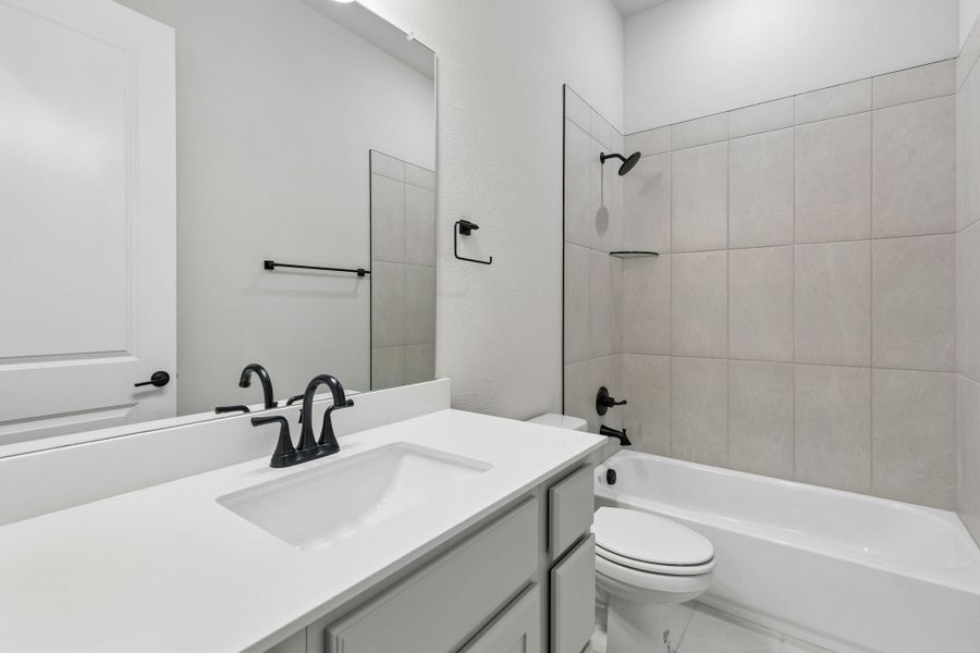Furnished interior view inside a new home in Newman Village Townhomes, Frisco (Image 30).