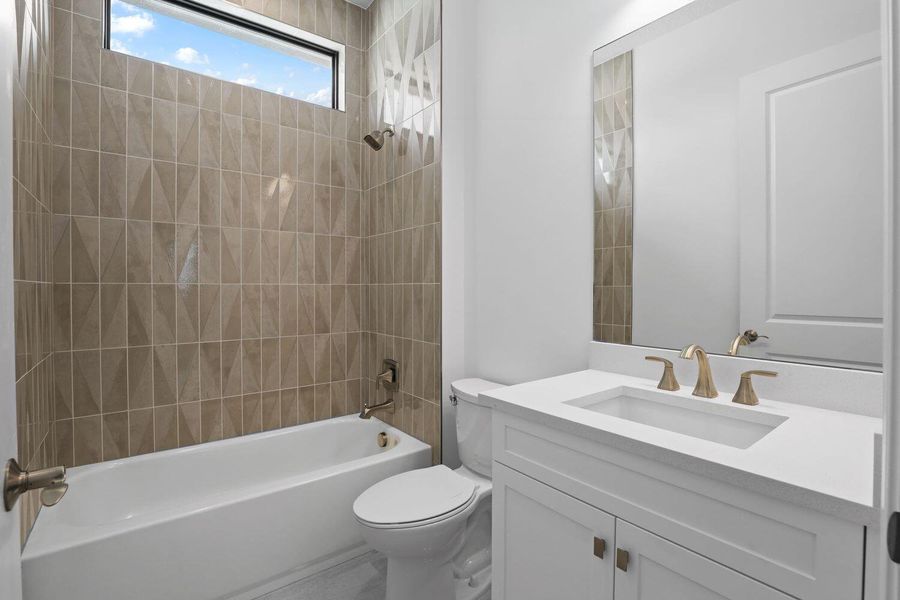 Furnished interior view inside a new home in Cresswind Palm Beach at Westlake, Westlake (Image 12).