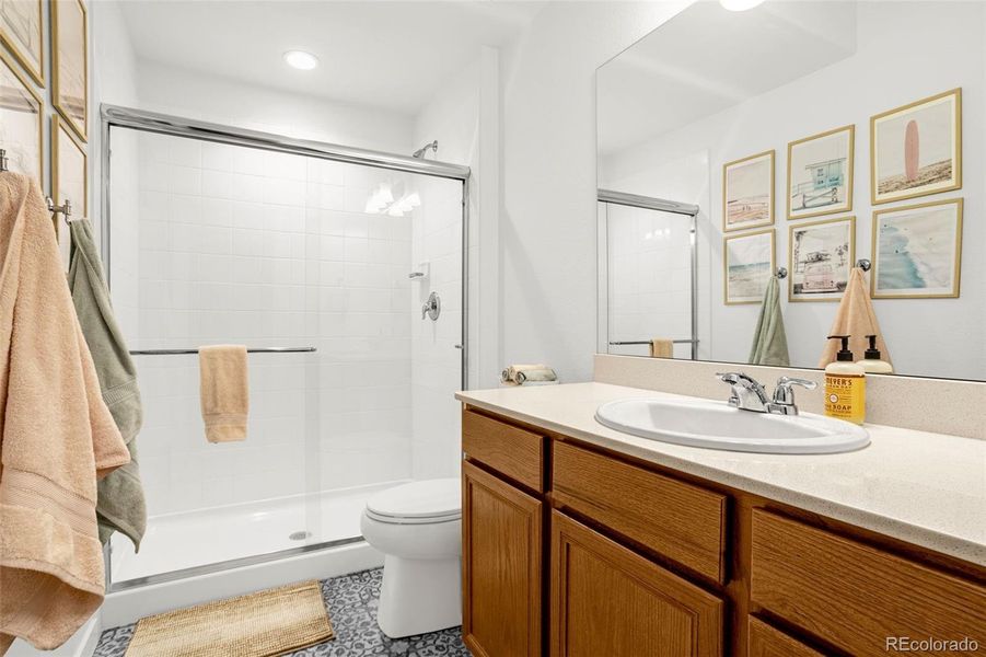 Furnished interior view inside a new home in , Monument (Image 12).