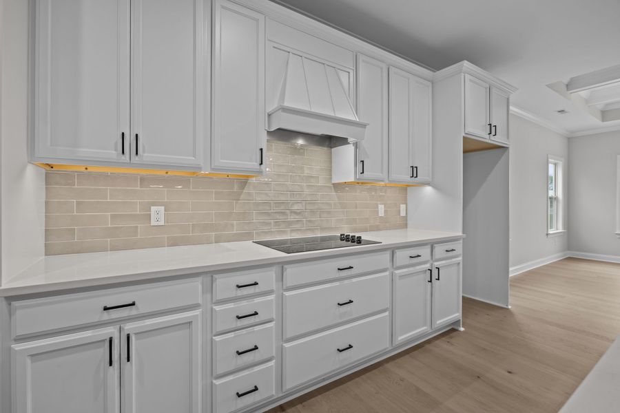 Furnished interior view inside a new home in The Preserve at Langston, Winterville (Image 9).