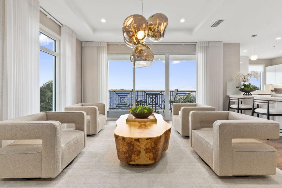 Furnished interior view inside a new home in , Stuart (Image 48).