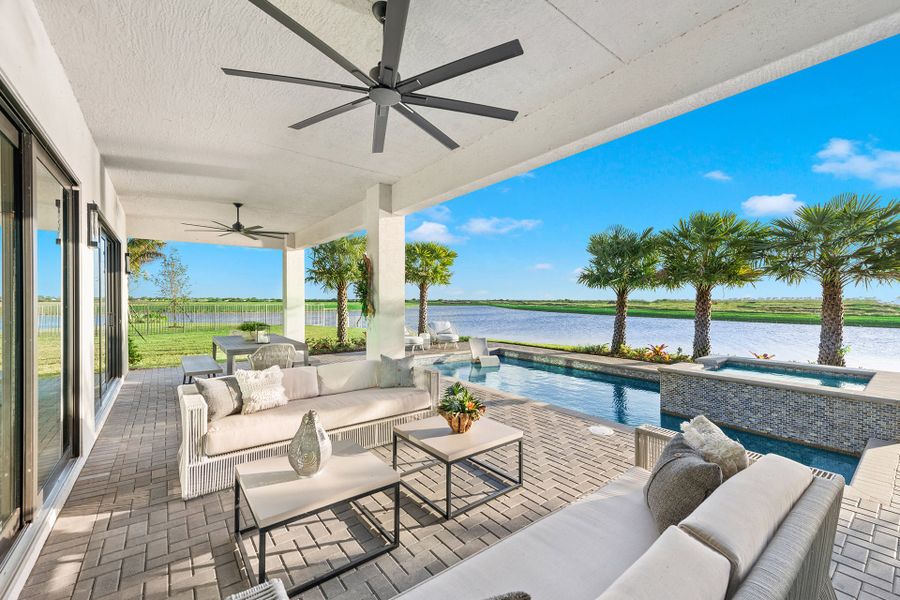 Representative exterior details of a home built from the Michele by GL Homes in Valencia Parc at Riverland, Port St. Lucie (Image 23).
