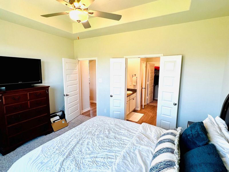Furnished interior view inside a new home in Bluebonnet Village, Bellville (Image 29).