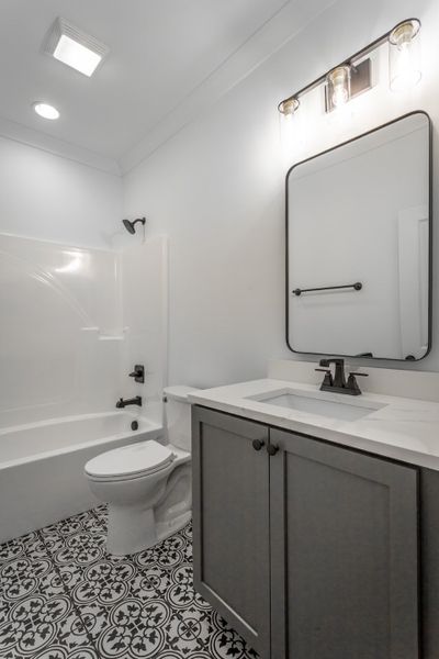 Representative furnished interior of a home built from the Groveland by Riverstone Construction, LLC in Creekside, Cleveland (Image 17).