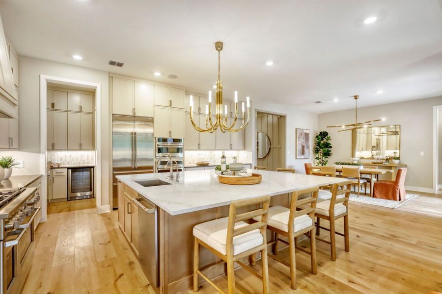Representative furnished interior of a home built from the 5001 by Risewell Homes in Freedom at Anthem, Kyle (Image 7).