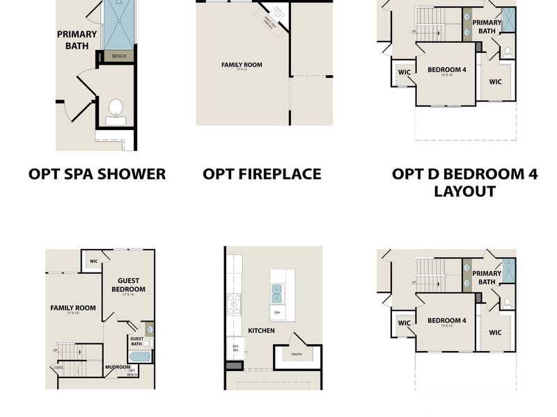 2D floor plan layout of this home in Benders Cove, Mount Juliet, TN (Image 6).