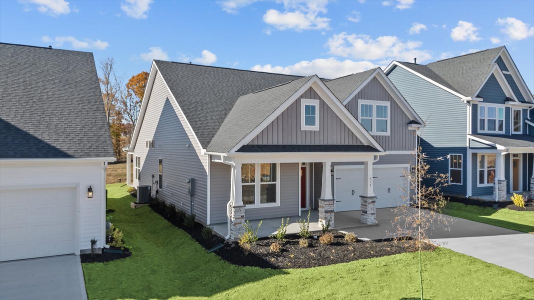 Vibrant home exterior in a thoughtfully planned community near city conveniences