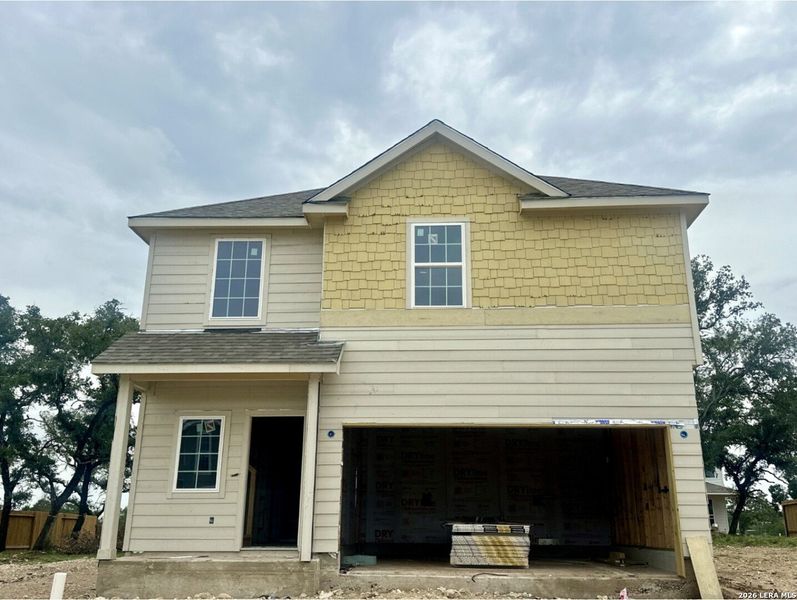 In-progress construction of a new home in Timber Creek, San Antonio, TX (Image 26).