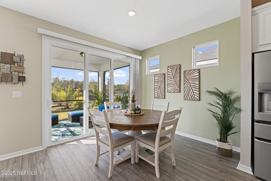 Furnished interior view inside a new home in Summer Bay at Grand Oaks, St. Augustine (Image 18).