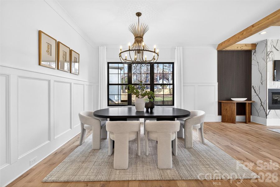 Furnished interior view inside a new home in , Charlotte (Image 27).