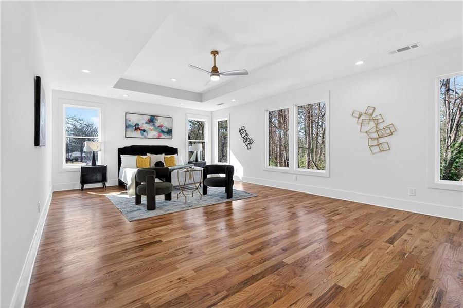 Furnished interior view inside a new home in , Atlanta (Image 13).