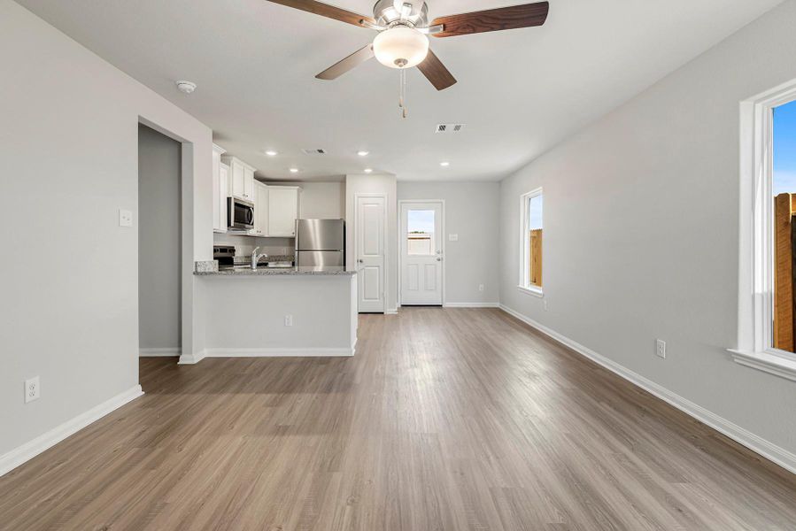 If you love being able to entertain and cook all in one space, you will love this house.