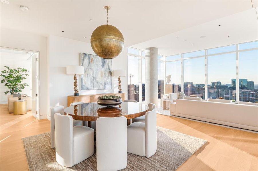Furnished interior view inside a new home in , Dallas (Image 8).