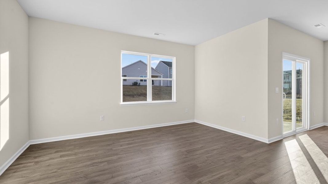 Spacious, unfurnished interior of a new home in Honeycutt Oaks, Angier (Image 13). Spacious, unfurnished interior of a new home in Honeycutt Oaks, Angier (Image 13).