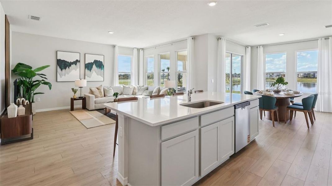 Furnished interior view inside a new home in Archers Mill, Ormond Beach (Image 8). Furnished interior view inside a new home in Archers Mill, Ormond Beach (Image 8).