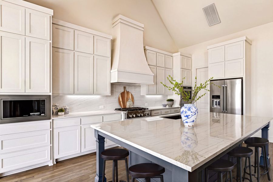 Furnished interior view inside a new home in Hilltop Ranch, Leander (Image 17).
