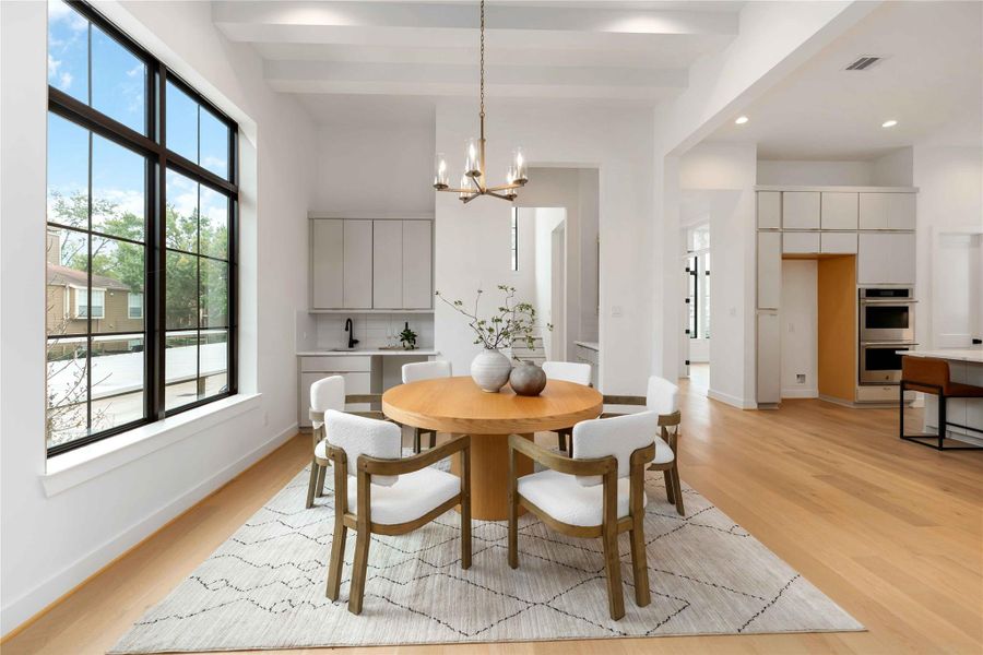 Furnished interior view inside a new home in , Houston (Image 26).