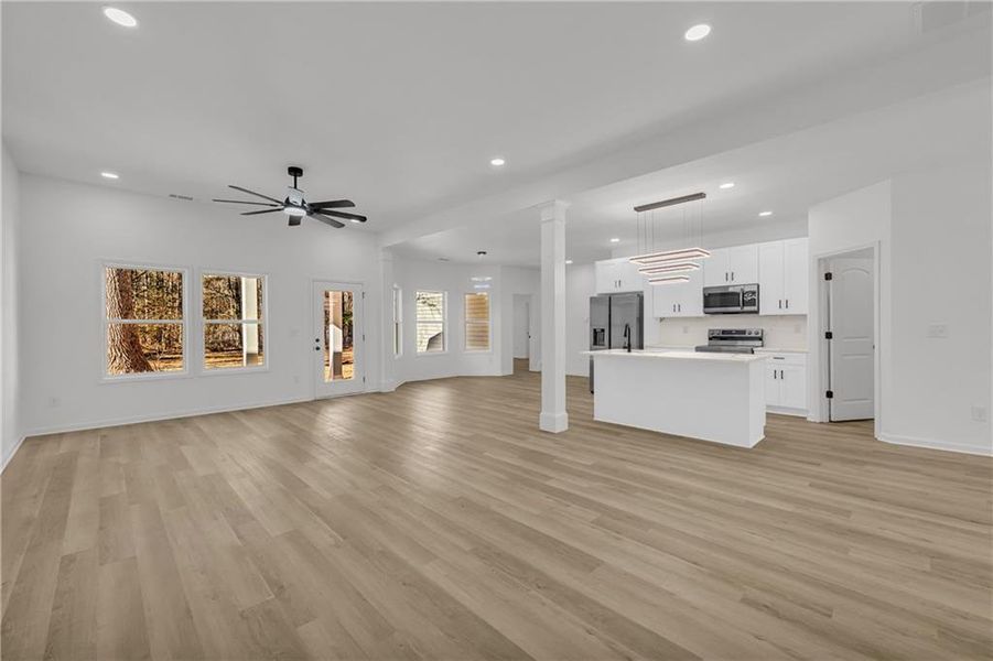 Spacious, unfurnished interior of a new home in , Covington (Image 41).