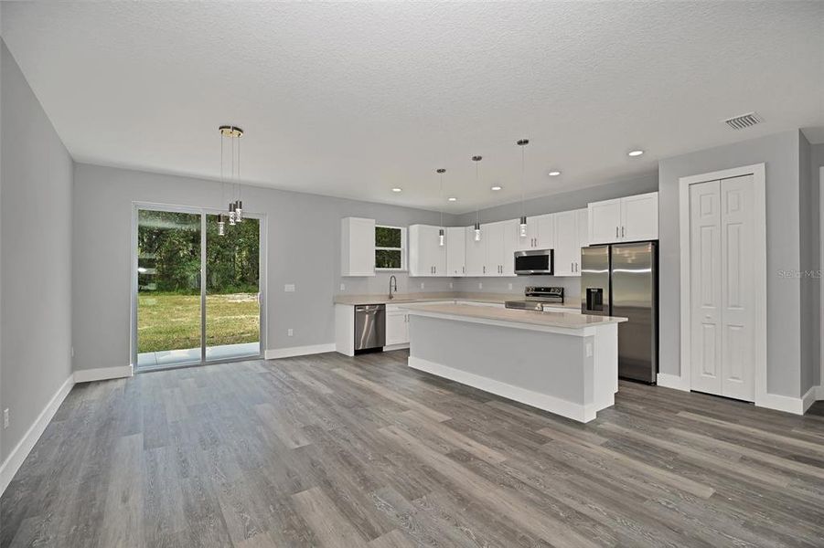 Kitchen & Dining Room View