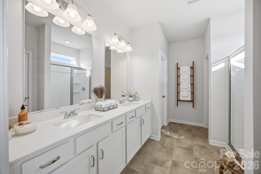 Furnished interior view inside a new home in Catawba Trace, Catawba (Image 26). Furnished interior view inside a new home in Catawba Trace, Catawba (Image 26).