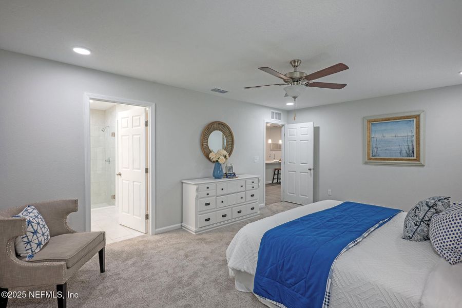 Furnished interior view inside a new home in , Jacksonville (Image 23).