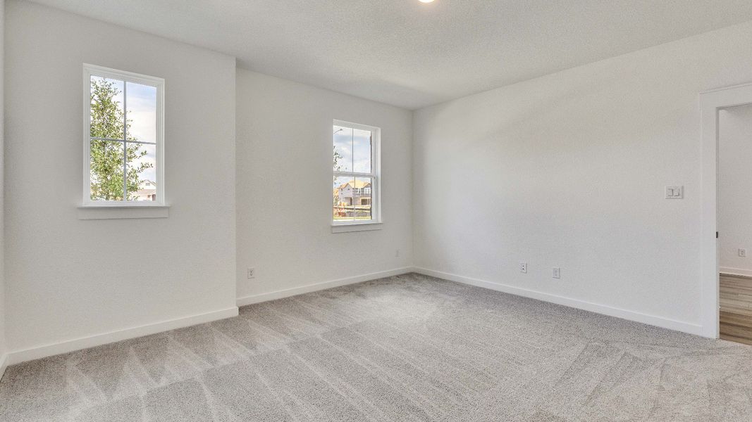 Representative furnished interior of a home built from the Hemingway III by DRB Homes in Flora, Hutto (Image 16).