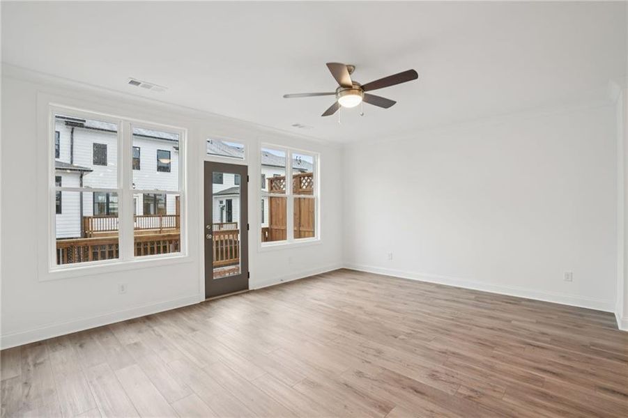 Spacious, unfurnished interior of a new home in Palisades Townhomes, Cumming (Image 26).