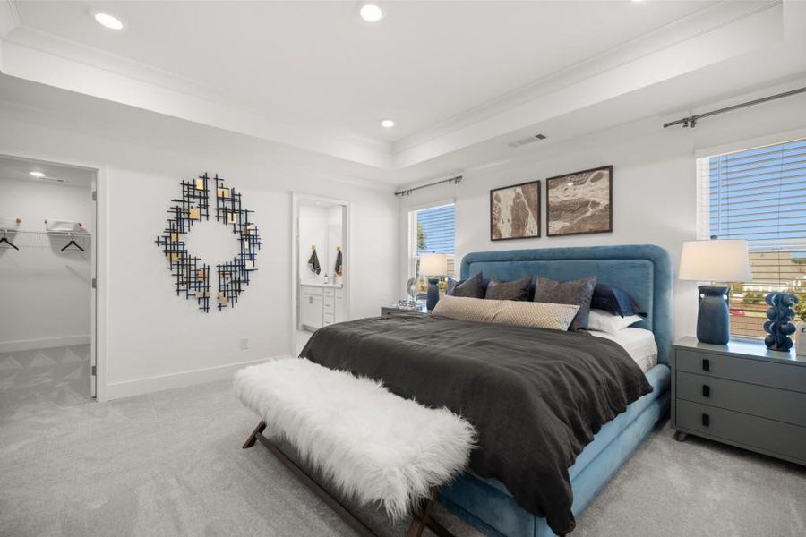 Furnished interior view inside a new home in Willow Creek, Watkinsville (Image 5).