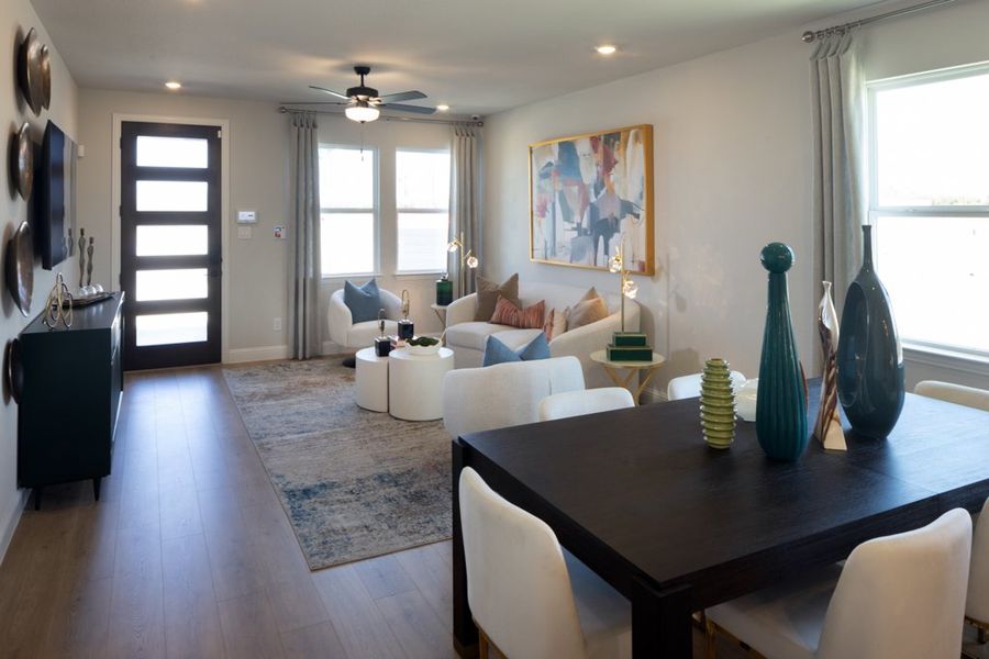Furnished interior view inside a new home in North Sky Celina, Celina (Image 7).