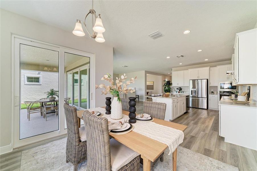Furnished interior view inside a new home in Mirada, San Antonio (Image 14).