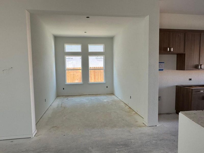 View of unfurnished dining area View of unfurnished dining area