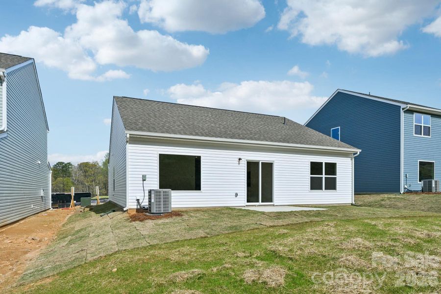 Exterior details and patio area of a home in Willow Estates, Shelby (Image 21).