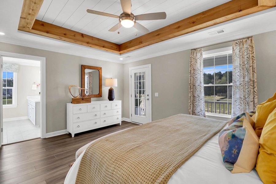 Furnished interior view inside a new home in Six Oaks, Summerville (Image 15). Furnished interior view inside a new home in Six Oaks, Summerville (Image 15).