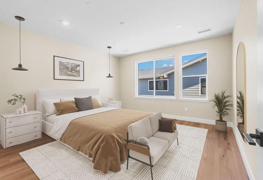 Homesite 325 Primary Bedroom - Virtually Staged - 7 of 10