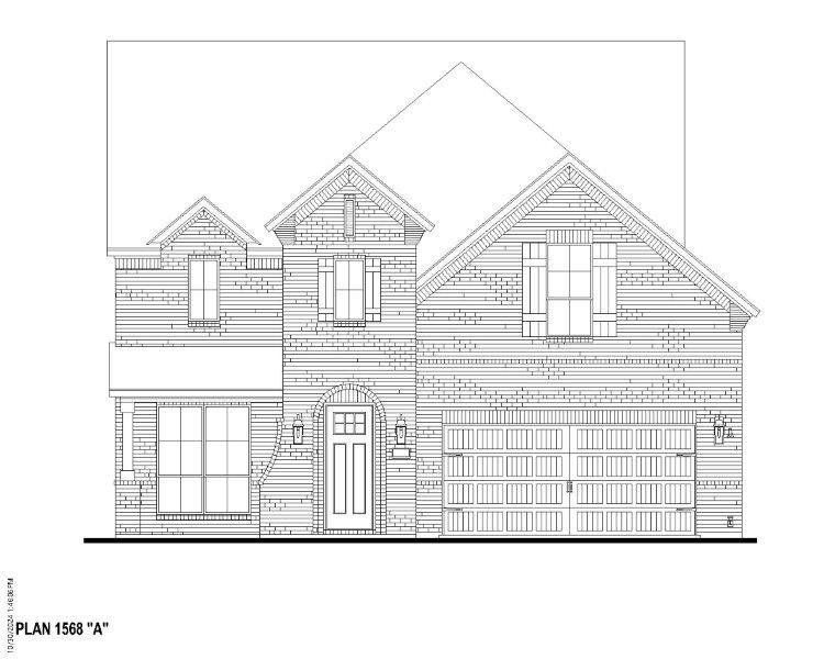 Plan 1568 Elevation A