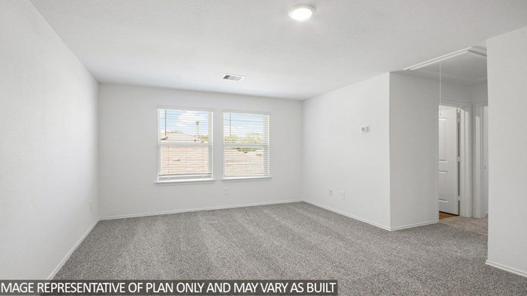 Spacious, unfurnished interior of a new home in Granger Pines, Conroe (Image 10).
